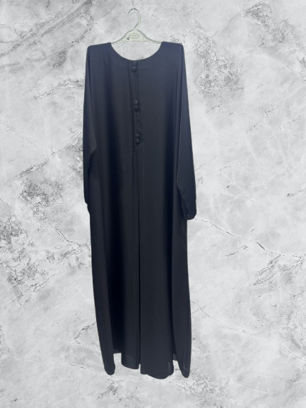 Front 3 Button Abaya 2025
